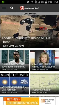 News 9 android App screenshot 2